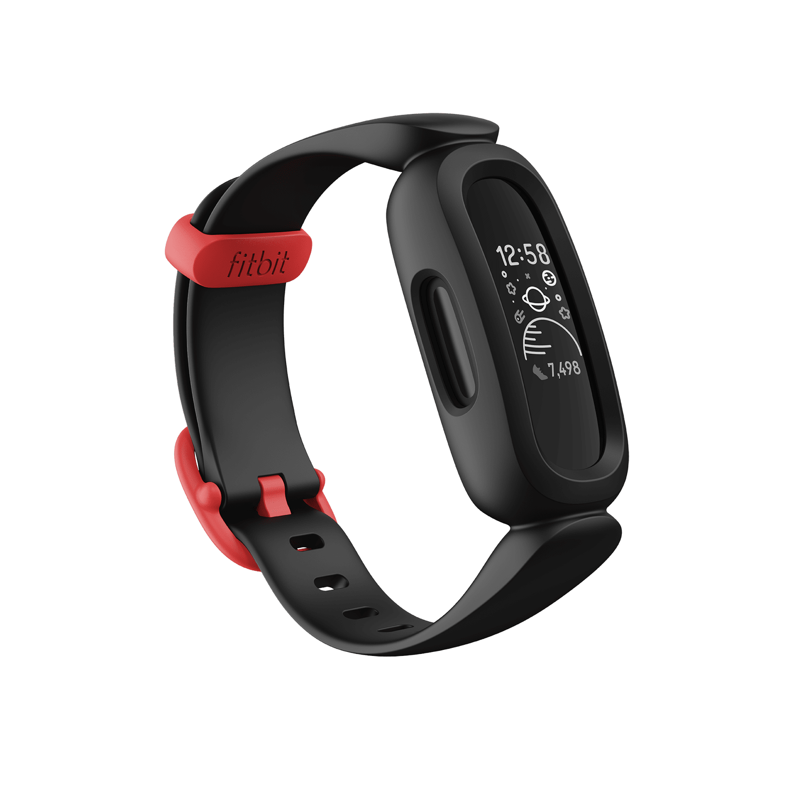 Fitbit Ace 3 (Schwarz/Apfelrot)